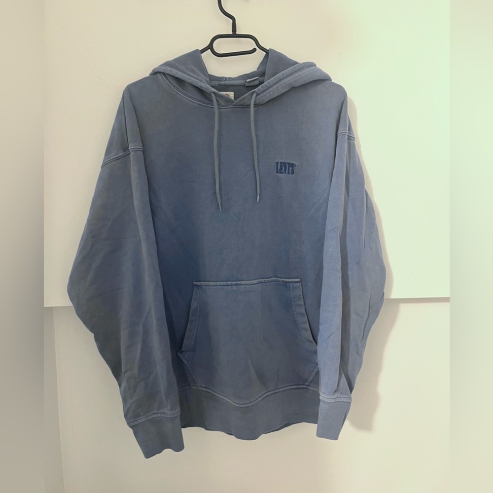 Levi's Washed Blue Hoodie for Men size small